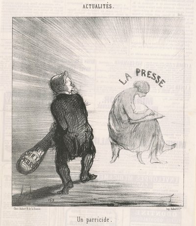 Ein Vatermord von Honoré Daumier