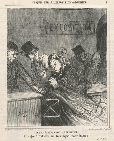 Eine Verbesserung vorzunehmen von Honoré Daumier