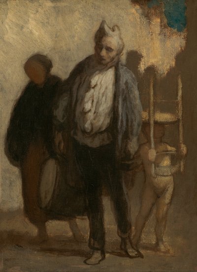 Wandernde Gaukler von Honoré Daumier