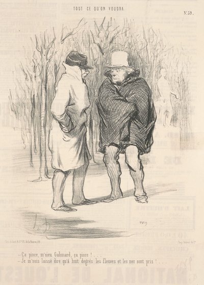Ça pince, Monsieur Galimard, ça pince! ... von Honoré Daumier