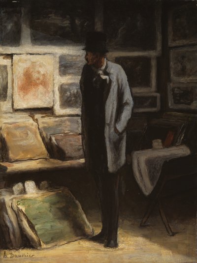 Der Drucksammler von Honoré Victorin Daumier