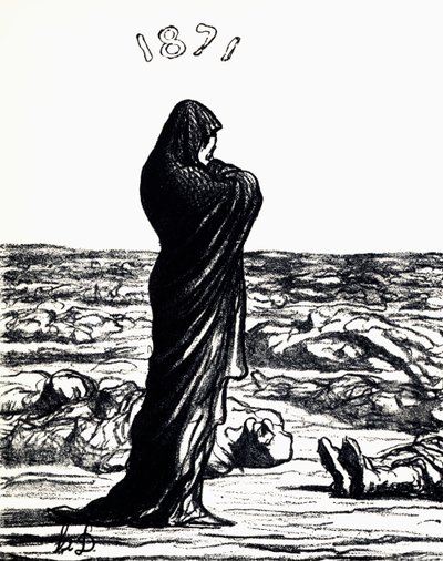 1871, Allegorie von Honoré Daumier