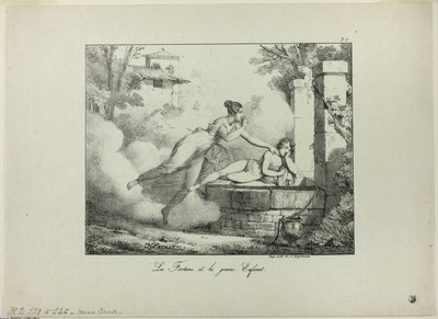 Fortuna und das junge Kind von Emile Jean Horace Vernet