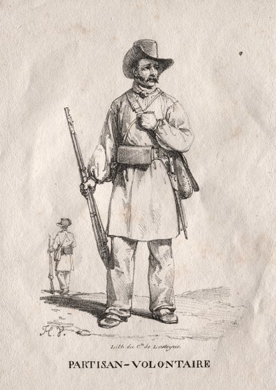 Freiwilliger Partisan, 1822 von Emile Jean Horace Vernet