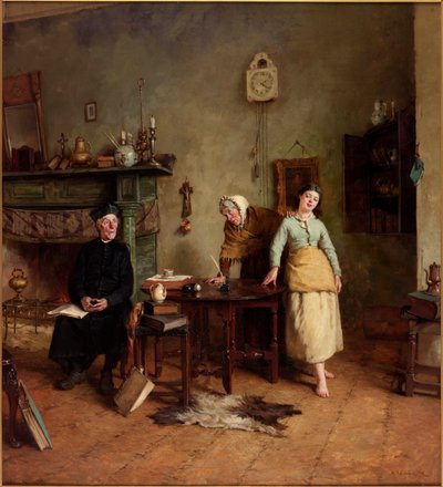 Die eigensinnige Tochter, 1878 von Howard Helmick
