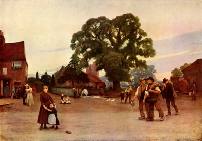 Unser Dorf, um 1890, 1936 von Hubert von Herkomer