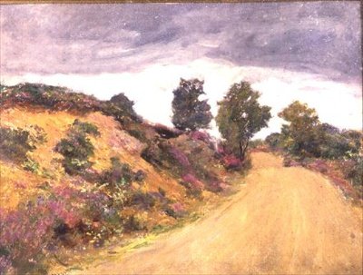Straße nach Hindhead von Hubert von Herkomer
