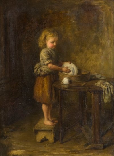 Die kleine Hausfrau, 19. Jahrhundert von Hugh Cameron