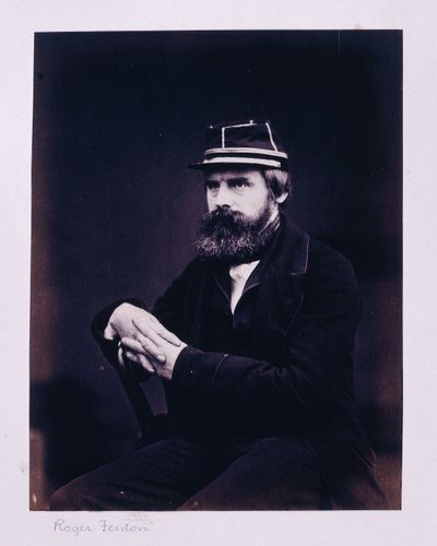 Porträt von Roger Fenton von Hugh Welch Diamond