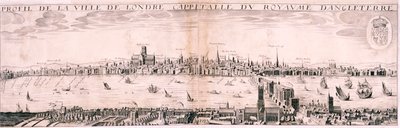 Blick auf London von Süden von Hugue Picart