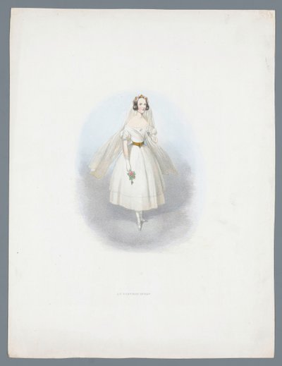 Frau im Brautkleid von Huib van Hove Bz (attributed to)