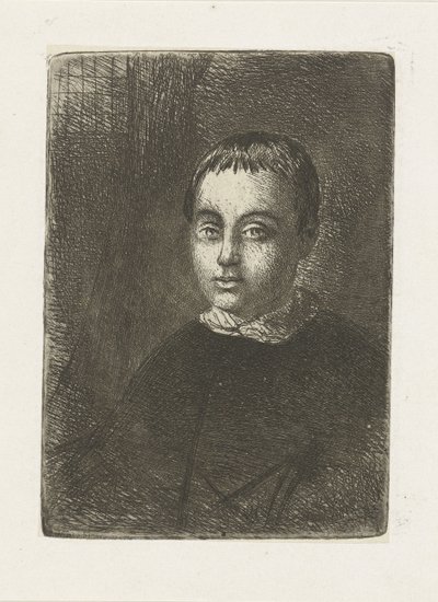 Porträt eines Jungen von Huib van Hove Bz