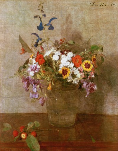 Herbstblumen, 1864 von Ignace Henri Jean Fantin Latour