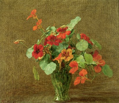 Kapuzinerkresse von Ignace Henri Jean Fantin Latour