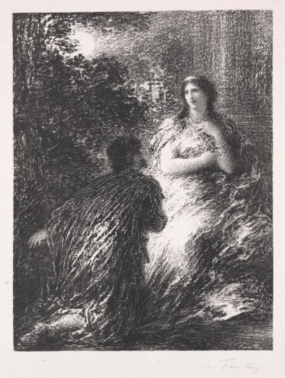 Duo des Troyens, 1894-1895 von Ignace Henri Jean Fantin Latour