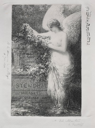 À Stendhal von Ignace Henri Jean Fantin Latour