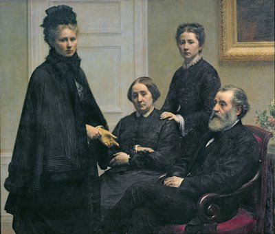 Die Familie Dubourg, 1878 von Ignace Henri Jean Fantin Latour