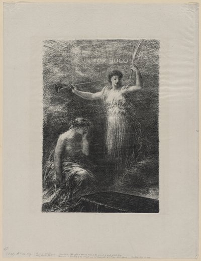 À Victor Hugo von Ignace Henri Jean Fantin Latour