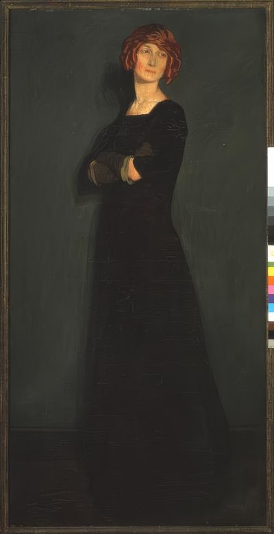 Porträt von Madame Malinowska von Ignacio Zuloaga y Zabaleta