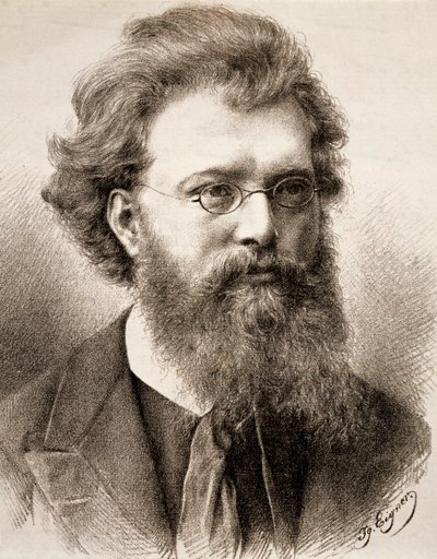 Porträt von Hans Richter (Gravur) von Ignaz Eigner