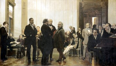 Slawische Komponisten, 1871-1872 von Ilya Efimovich Repin