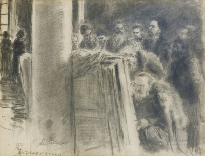 Die Peredwischniki-Gruppe von Ilya Efimovich Repin