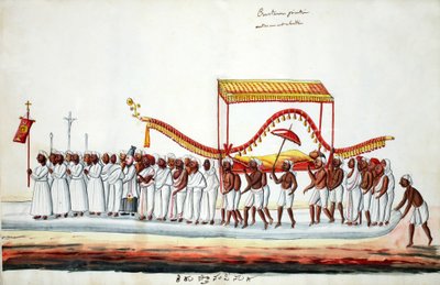 Trauerprozession von Indian School
