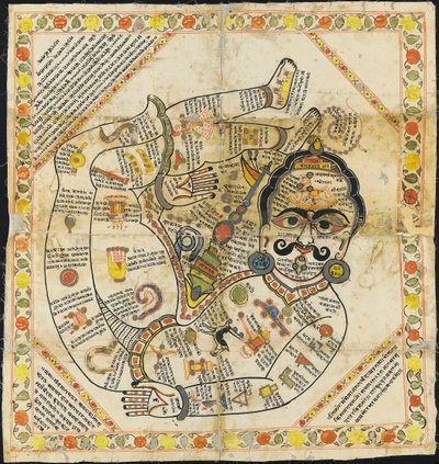 Jain tantrische Malerei, Rajasthan von Indian School