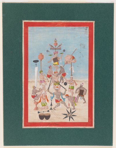 Miniaturmalerei, ca. 1810 von Indian School
