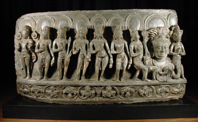 Navagraha, ca. 950-1000 (Detail) von Indian School