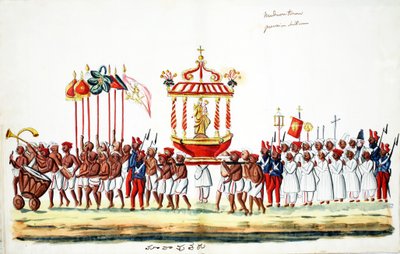Prozession von Indian School