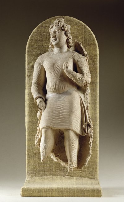 Stehender Jüngling oder Maitreya, Gandhara von Indian School