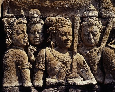 Relief von Indonesian School