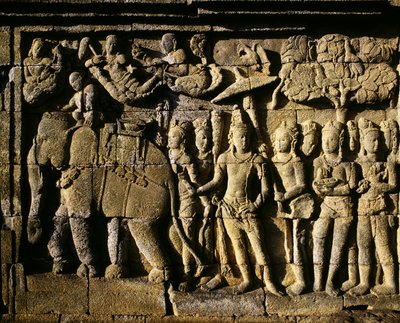 Relief von Indonesian School