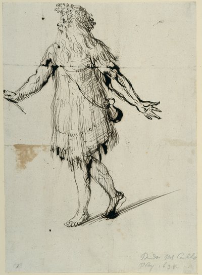 Ein Druide, ca. 1638 von Inigo Jones