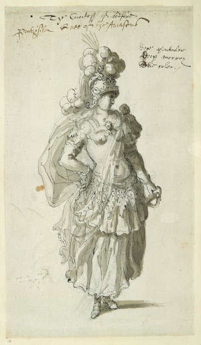 Penthesilea, ca. 1609 von Inigo Jones