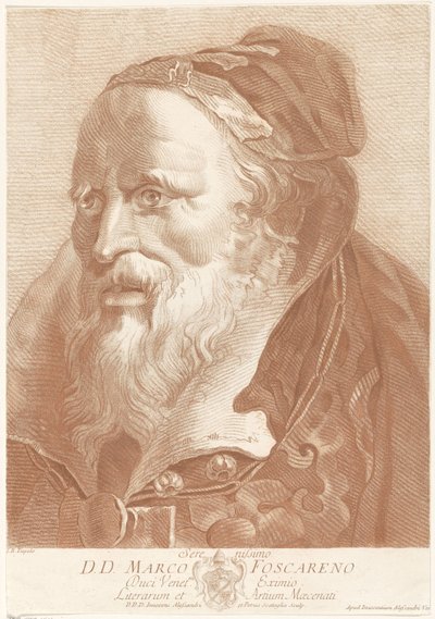 Porträt von Doge Marco Foscarini von Innocente Alessandri