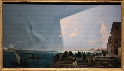 Sonnenfinsternis an der Fondamenta Nuove von Ippolito Caffi