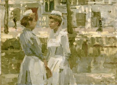 Amsterdamer Hausmädchen von Isaac Israels