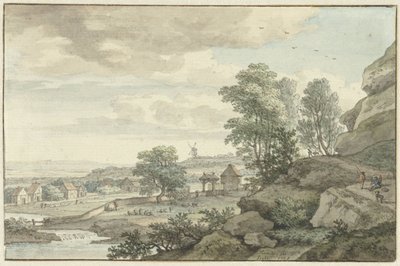 Ansicht in der Umgebung von Bentheim von Isaac de Moucheron