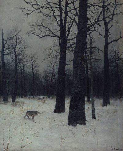 Wald im Winter von Isaak Ilyich Levitan