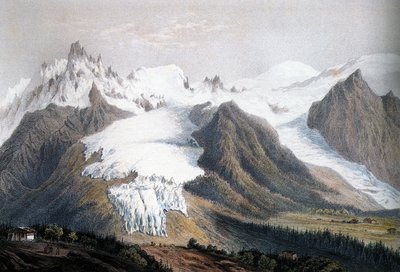 Mont-Blanc-Massiv von Isodore Laurent Deroy