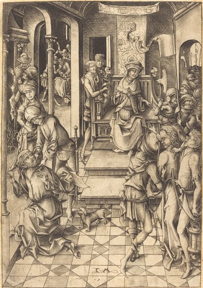 Christus vor Hannas von Israhel van Meckenem