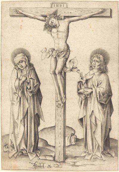 Die Kreuzigung, ca. 1480 von Israhel van Meckenem