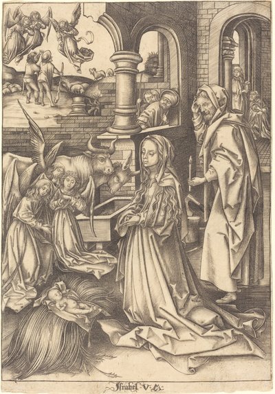 Die Geburt Christi von Israhel van Meckenem