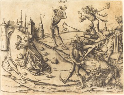 Die Steinigung des Heiligen Stephanus von Israhel van Meckenem