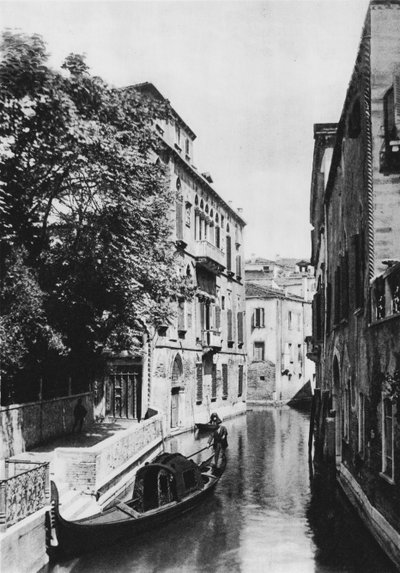 Venedig, Palazzo Van-Axel (s/w Foto) von Italian Photographer