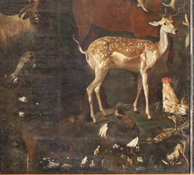 Tiere, Mythos von Orpheus (Detail) von Italian School