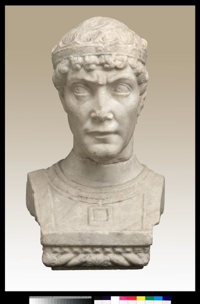 Büste eines Mannes mit Krone von Italian School