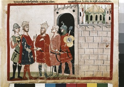FRIEDRICH II: Friedrich betritt Jerusalem von Italian School